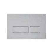 Matt Chrome Flush Plate with Matt Chrome Push Plates - All Styles - Bathrooms