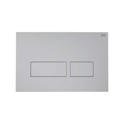 Matt Chrome Flush Plate with Matt Chrome Push Plates - All Styles - Bathrooms
