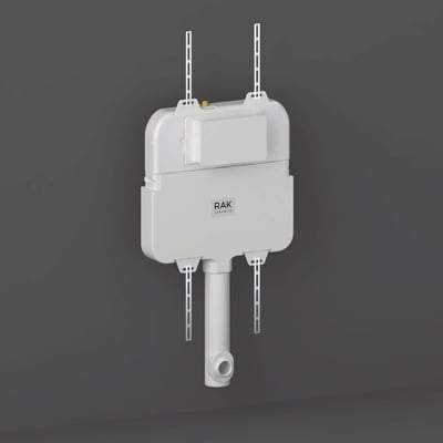 8cm Slimline Front Flush Regular Concealed Cistern - Bathrooms