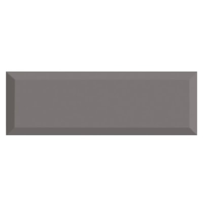 Subway Dark Grey Bevel Décor - Tiles