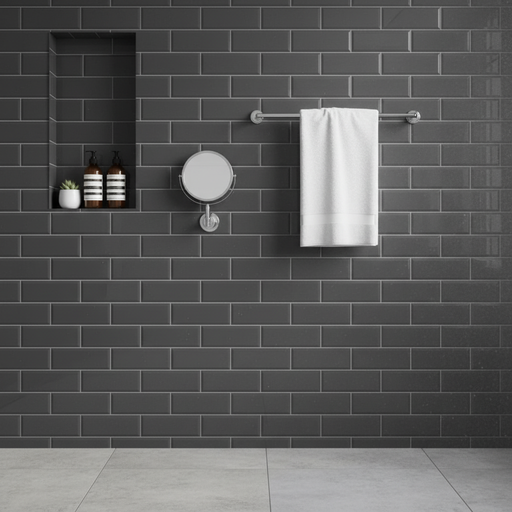Subway Dark Grey (Gloss Finish) - All Sizes - Subway Tiles