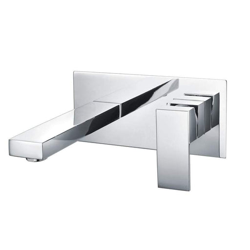 Wall Mounted Basin Mixer Tap with Back Plate - Bathrooms