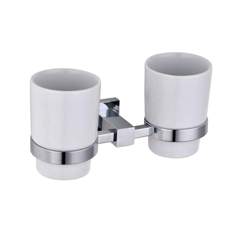 Double Tumbler and Holder - All Colours - Bathrooms