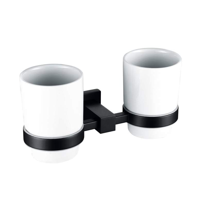 Double Tumbler and Holder - All Colours - Bathrooms