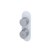 Round Single Outlet Thermostatic Concealed Shower Valve - All Colours - Bathrooms