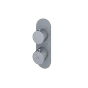 Round Single Outlet Thermostatic Concealed Shower Valve - All Colours - Bathrooms