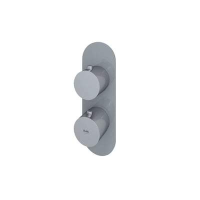 Round Single Outlet Thermostatic Concealed Shower Valve - All Colours - Bathrooms