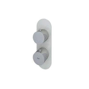 Round Single Outlet Thermostatic Concealed Shower Valve - All Colours - Bathrooms