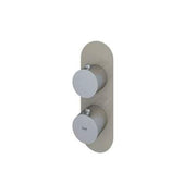 Round Single Outlet Thermostatic Concealed Shower Valve - All Colours - Bathrooms