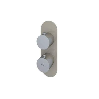 Round Single Outlet Thermostatic Concealed Shower Valve - All Colours - Bathrooms