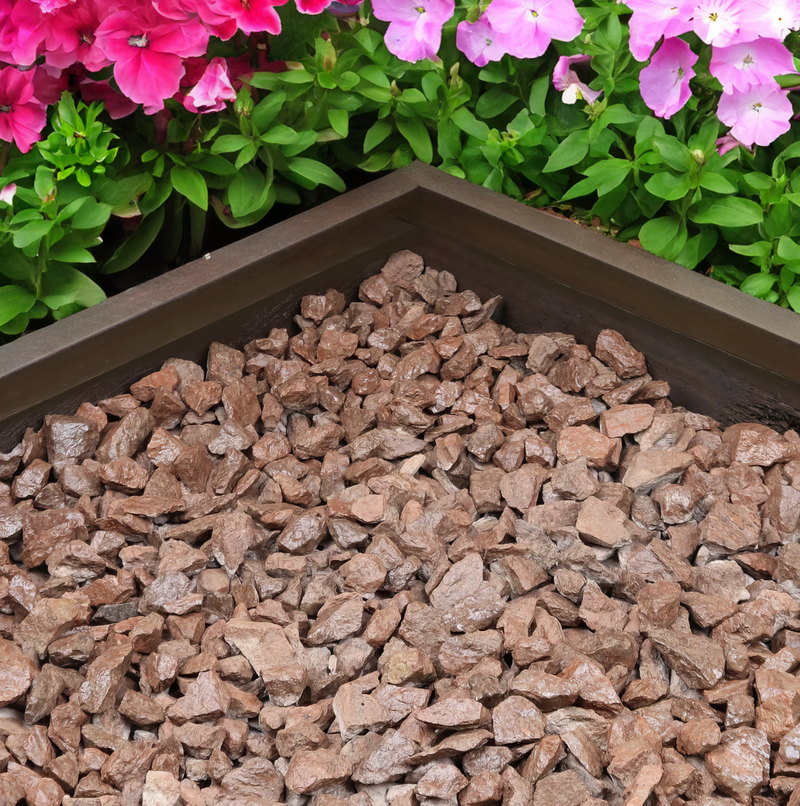 10-20mm Red Granite Chippings - Home & Garden > Lawn & Garden > Gardening Chippings
