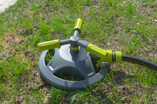 Bradas 3-Arm Rotating Sprinkler Lime Line - Home & Garden > Lawn & Garden > Watering & Irrigation > Sprinklers & Sprinkler Heads > Sprinklers Garden watering