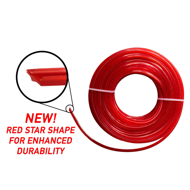 Strimmer Line Red Star 2.4mm x 15m - Home & Garden > Lawn & Garden > Outdoor Power Equipment Accessories > Weed Trimmer Accessories > Weed Trimmer Blades & Spools > Weed Trimmer Spools Garden tools & Accesories