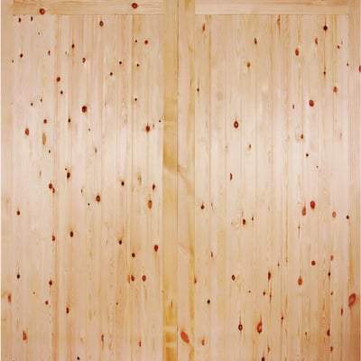 Redwood FL&B Pair Garage Doors - 2135mm x 2135mm -