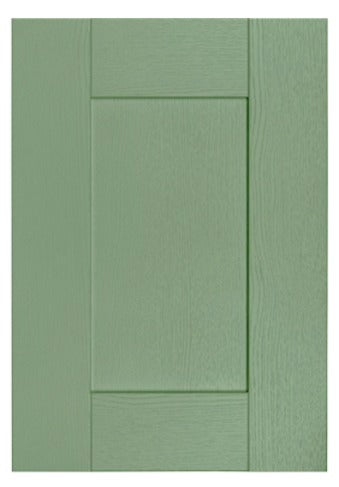 Buckingham Wood Grain Shaker Reed Green- Replacement Kitchen Door/Drawer Front (355mm High) -