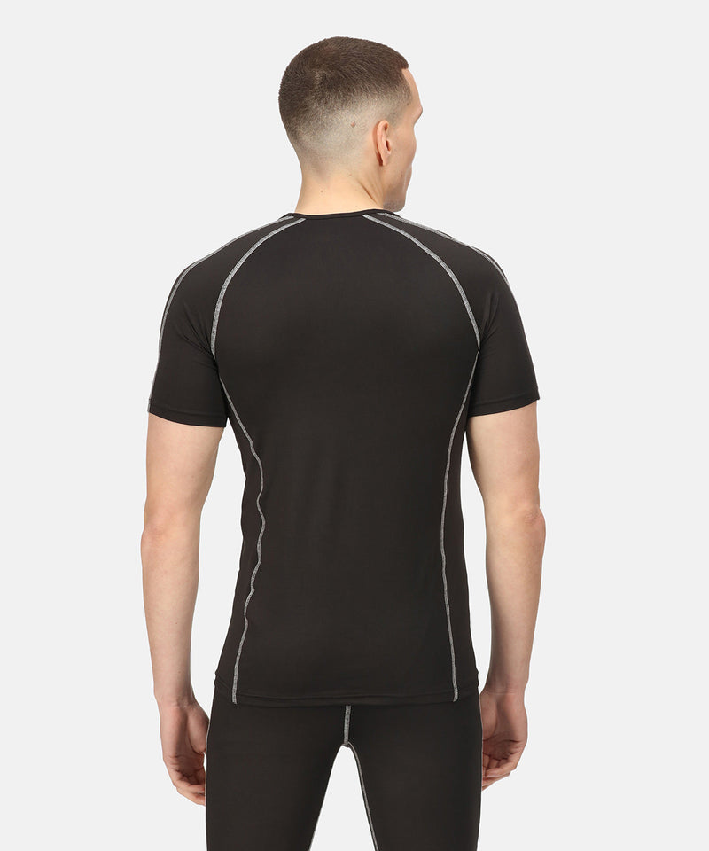Regatta Professional Pro Black Work Short Sleeve Baselayer T-shirt Sizes S to 3XL - Sustainable Workwear Range
