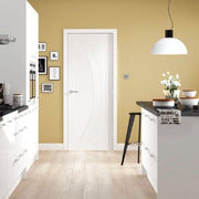 Salerno Internal White Primed Door - Doors