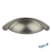 Satin Black Drawer Cup Pull Handle M4TEC Forfar Z3 - Hardware > Hardware Accessories > Cabinet Hardware > Cabinet Knobs & Handles Cabinet Knobs & Handles