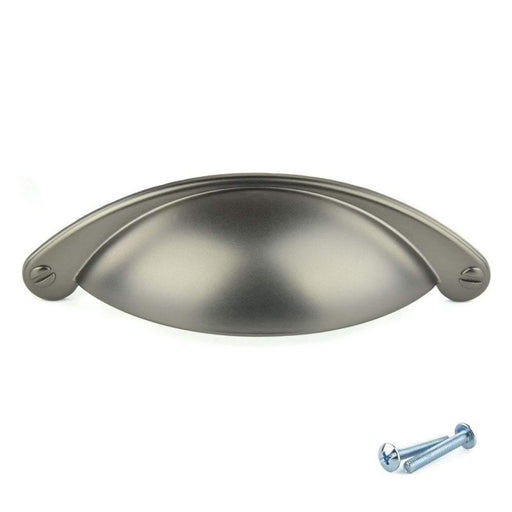 Satin Black Drawer Cup Pull Handle M4TEC Forfar Z3 - Hardware > Hardware Accessories > Cabinet Hardware > Cabinet Knobs & Handles Cabinet Knobs & Handles