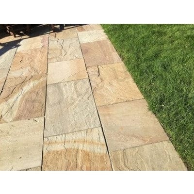 Indian Sandstone Patio Pack Kandla Grey (60 Slabs - 18.97m2 per Pack) - All Colours - Patio Tiles