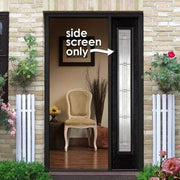 Elegant Black GRP Pre-Finished 1 Double Glazed Lead Light Panel Sidelight- 2032mm x 356mm - Doors