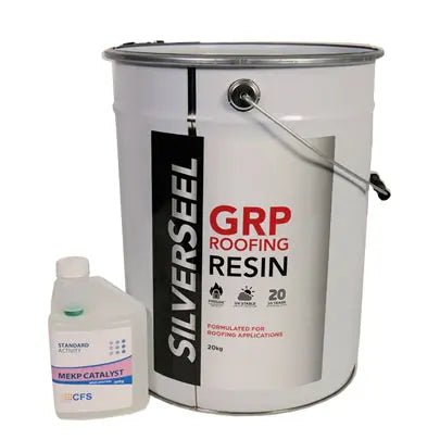 Silverseel  fire retardant BS476 Part 3 FAB. Roofing Resin  Free Catalyst