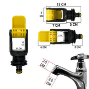 Kitchen Tap Adaptor "Non Branded" Yellow - Home & Garden > Lawn & Garden > Watering & Irrigation > Garden Hose Fittings & Valves > Garden Hose Fittings Garden watering
