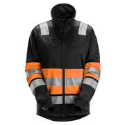 Snickers 8077 Hi-Vis Cl 1 Women Full Zip Jacket - WOMENS HI-VIS CLOTHING