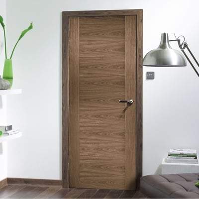 Sofia Walnut Pre-Finished Interior Door - 2040mm x 826mm -