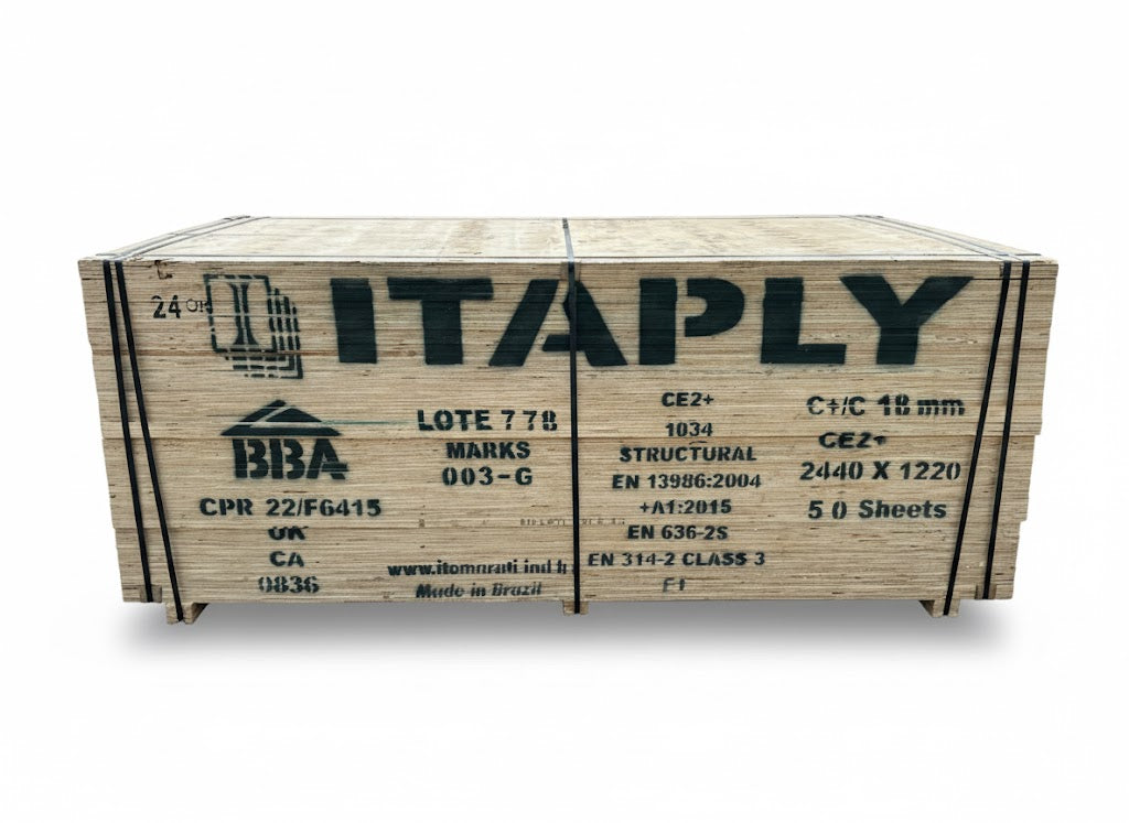Softwood Pine Shuttering Plywood 2440 x 1220 x 18mm - £24.99 Inc Vat S ...