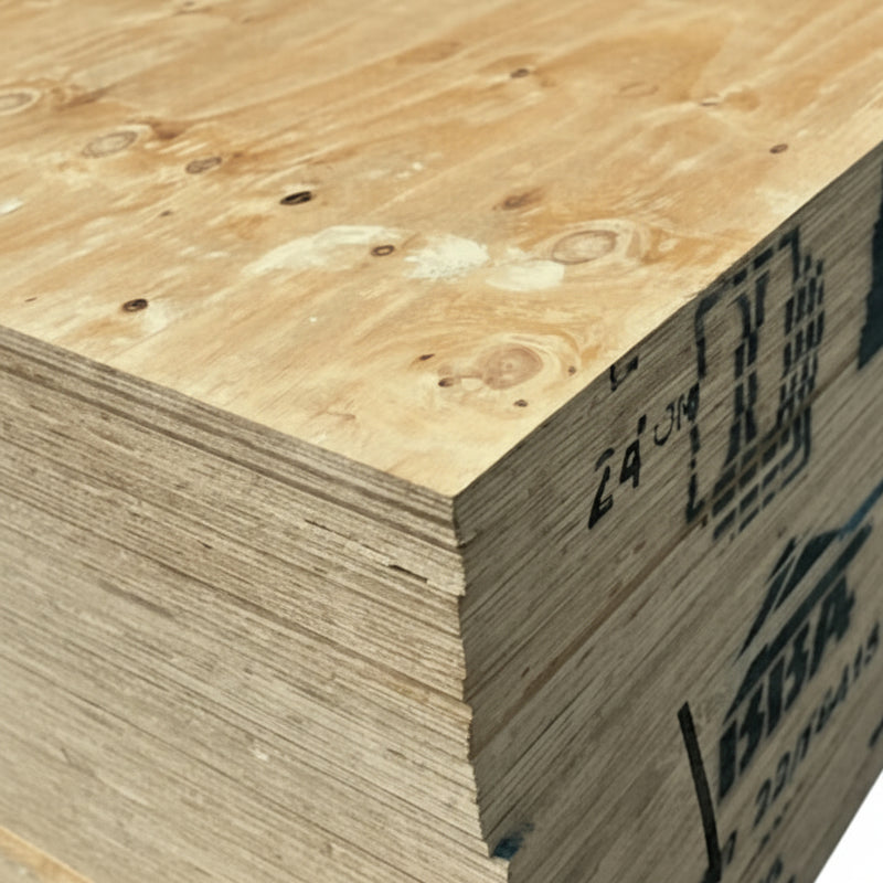 Softwood Pine Shuttering Plywood 2440 x 1220 x 18mm - Hardware > Building Materials > Lumber & Sheet Stock Hardwood Faced Poplar Core Plywood