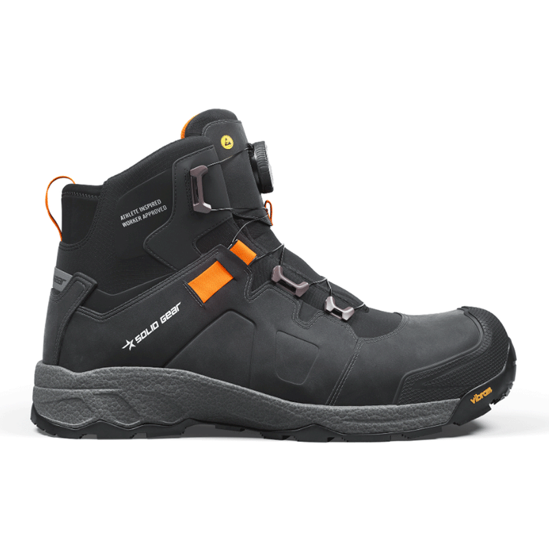 Solid Gear SG80014 Vapor 3 Mid Safety BOA Work Boots - SAFETY BOOTS