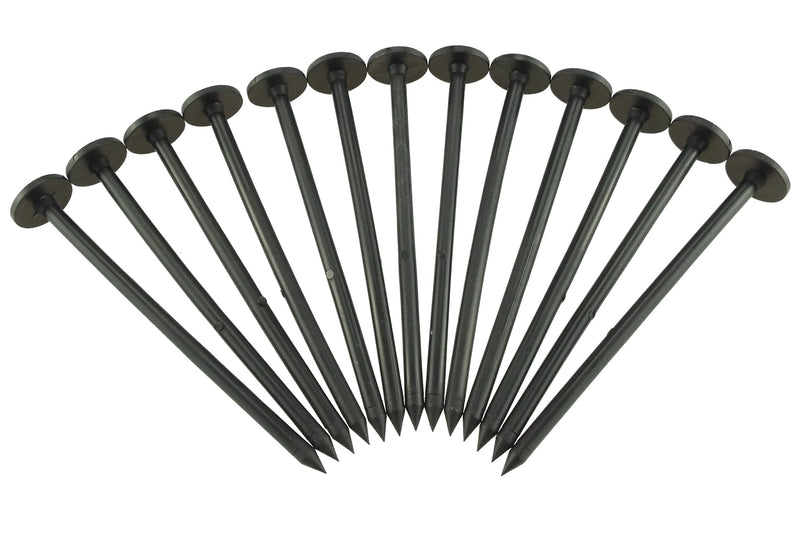 Weed Control Fabric Plastic Fixing Pegs Small 5" - Home & Garden > Lawn & Garden Garden tools & Accesories