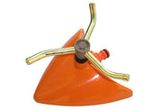3-Arm Revolving Sprinkler Orange Leaf - Home & Garden > Lawn & Garden > Watering & Irrigation > Sprinklers & Sprinkler Heads > Sprinklers Garden watering