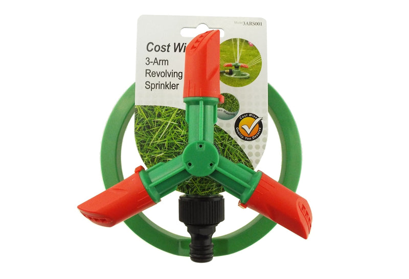 Cost Wise 3-Arm Revolving Sprinkler - Home & Garden > Lawn & Garden > Watering & Irrigation > Sprinklers & Sprinkler Heads > Sprinklers Garden watering