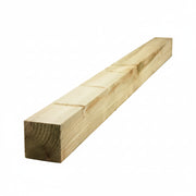 Spruce Treated Fence Posts 75 x 75 x 2400mm (3x3) - £9.25 Each Inc Vat - Hardware > Fencing & Barriers > Fence Posts & Rails > Line Posts Spruce Treated Fence Posts