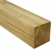 Wooden beam on a white background