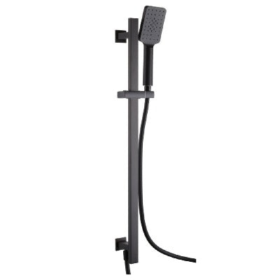 Linear Matt Black Slide Rail Kit - Bathrooms