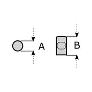 Stainless Steel Cupboard Knob Cabinet Handle Door, Drawer & Cupboard M4TEC Rosemarkie R4 - Hardware > Hardware Accessories > Cabinet Hardware > Cabinet Knobs & Handles Cabinet Knobs & Handles