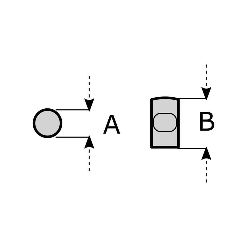 Stainless Steel Cupboard Knob Cabinet Handle Door, Drawer & Cupboard M4TEC Rosemarkie R4 - Hardware > Hardware Accessories > Cabinet Hardware > Cabinet Knobs & Handles Cabinet Knobs & Handles