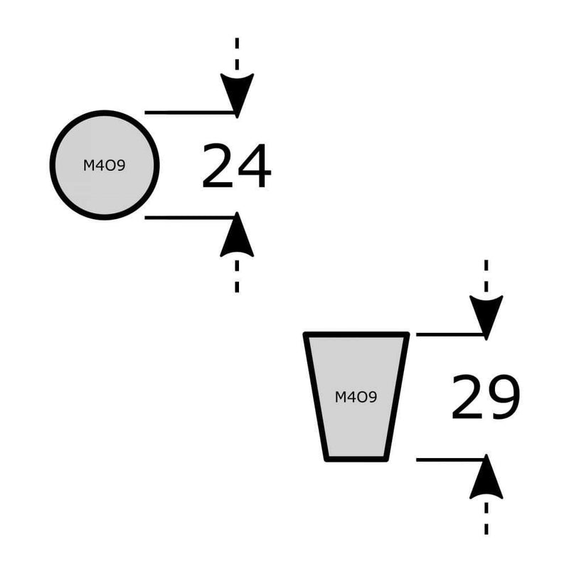 Stainless Steel Cupboard Knob Cabinet Handle M4TEC Tyndrum O9 - Hardware > Hardware Accessories > Cabinet Hardware > Cabinet Knobs & Handles Cabinet Knobs & Handles