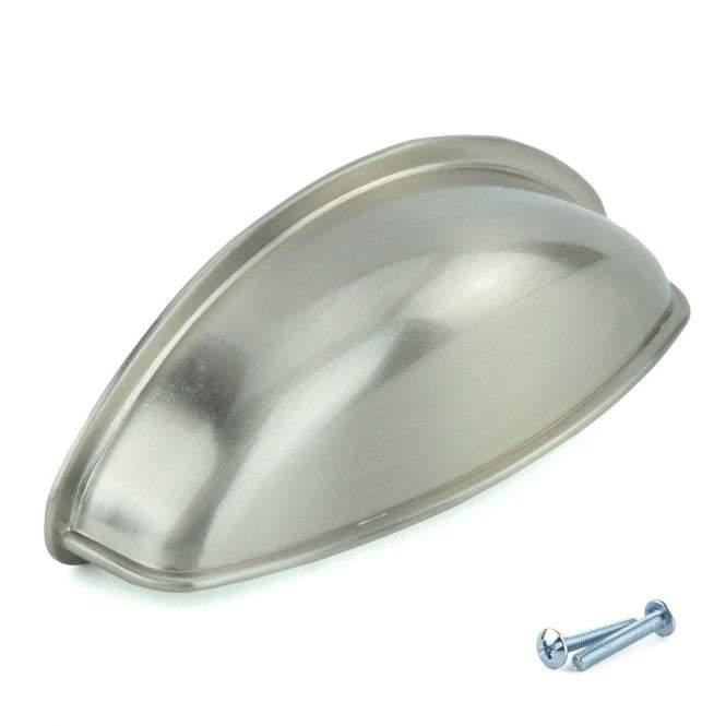 Stainless Steel Drawer Cup Pull Cabinet Handle M4TEC Cauldwell S4 - Hardware > Hardware Accessories > Cabinet Hardware > Cabinet Knobs & Handles Cabinet Knobs & Handles