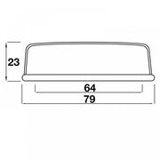 Stainless Steel Drawer Cup Pull Cabinet Handle M4TEC Cauldwell S4 - Hardware > Hardware Accessories > Cabinet Hardware > Cabinet Knobs & Handles Cabinet Knobs & Handles