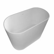 Mini Cusco Solid Surface Freestanding Double Ended Bath - 1550 x 750mm - Bathrooms