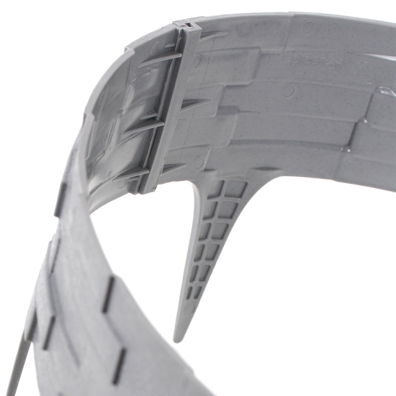 Lawn Edging, Plastic Palisade Slate Effect, 2.38m, Brown - Home & Garden > Lawn & Garden Garden tools & Accesories