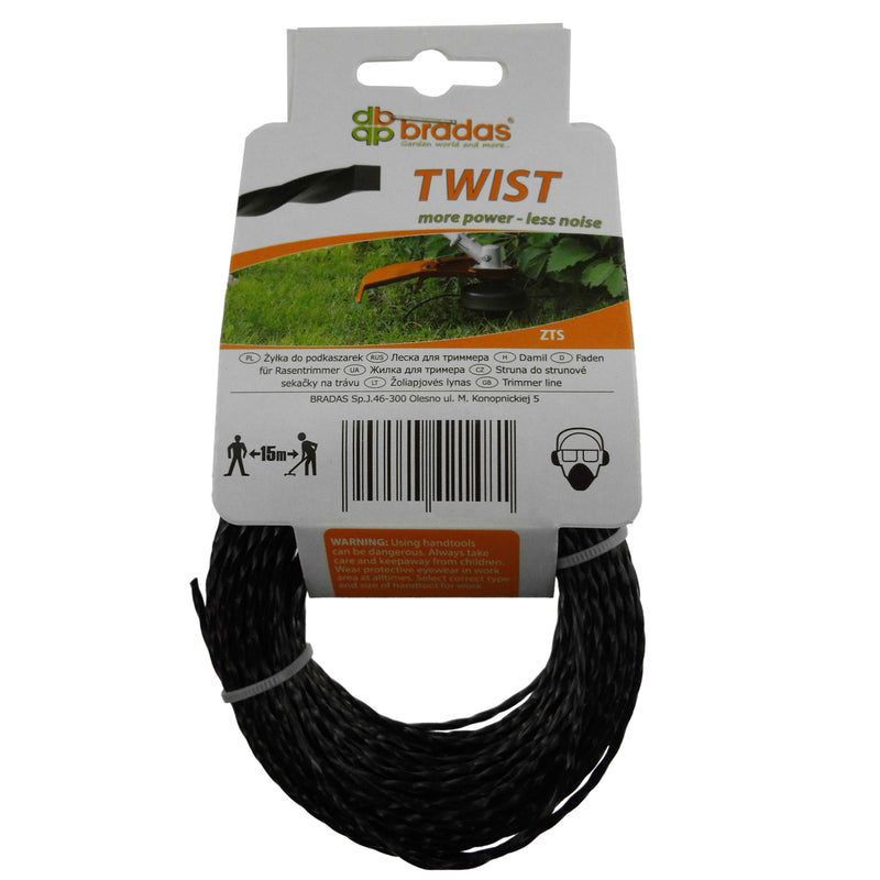 Strimmer Line ZTS 3mm x 15m - Home & Garden > Lawn & Garden > Outdoor Power Equipment Accessories > Weed Trimmer Accessories > Weed Trimmer Blades & Spools > Weed Trimmer Spools Garden tools & Accesories