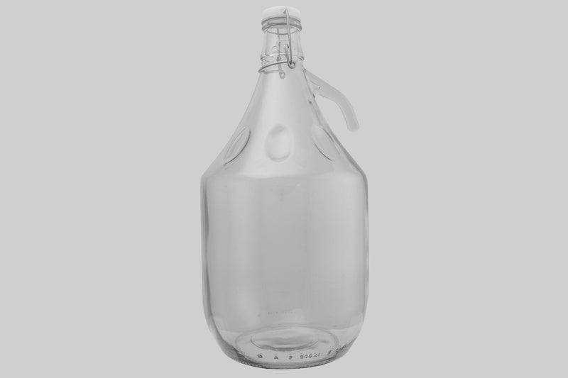 Glass Demijohn 5L 2 Pack Swing Top Cap - Arts & Entertainment > Hobbies & Creative Arts > Homebrewing & Winemaking Supplies Costwise Home Brewing