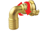 Claw Brass - Swivel Elbow 3/4" Hose - Home & Garden > Lawn & Garden > Watering & Irrigation > Garden Hose Fittings & Valves Tech Hose & Fittings
