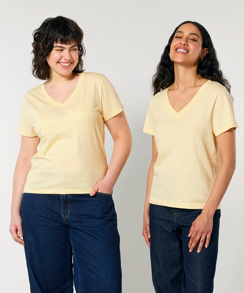 Organic Colours Womens Work V-neck T-shirt - Sustainable Workwear Range