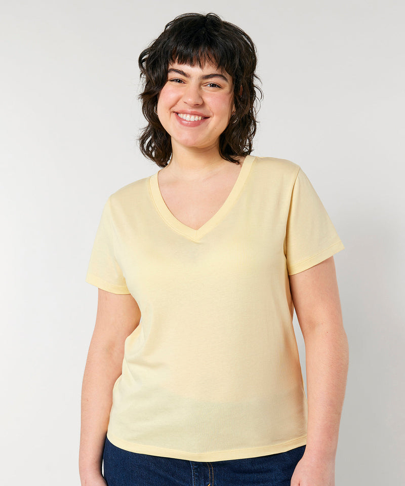 Organic Colours Womens Work V-neck T-shirt - Sustainable Workwear Range